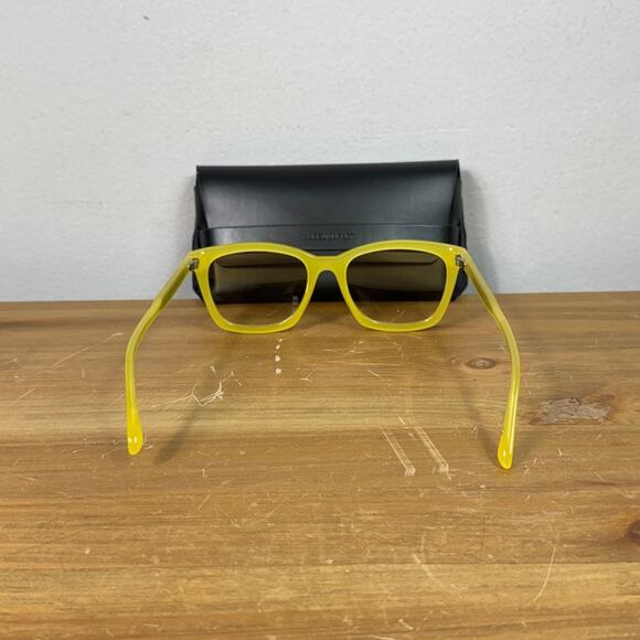 New Isabel Marant 55mm Square-Frame Tinted Sunglasses in Yellow